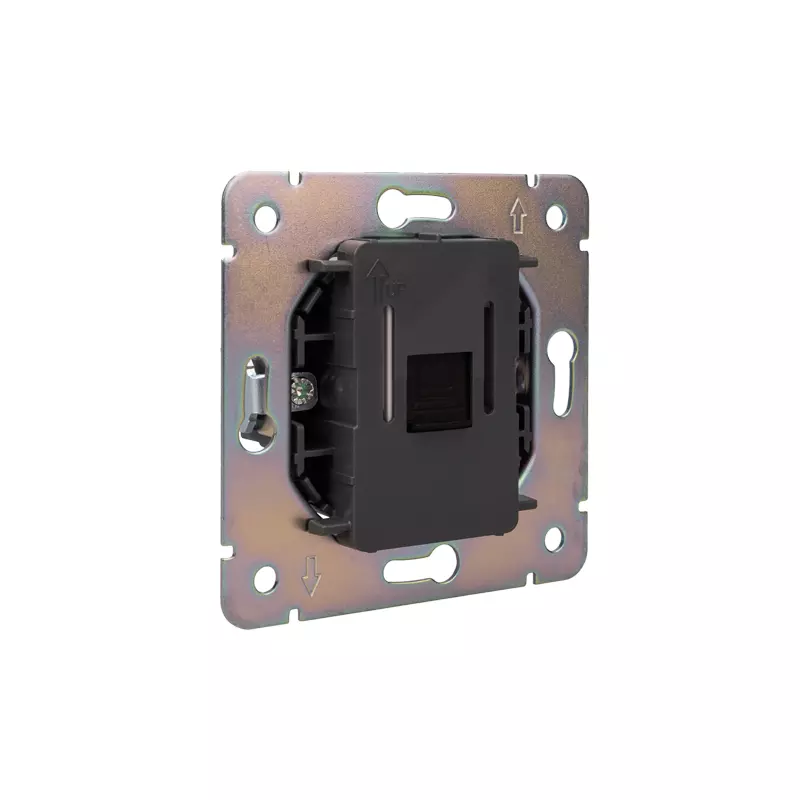 Розетка встраиваемая интернет оникс Kranz Miele Round KR-78-0724-3