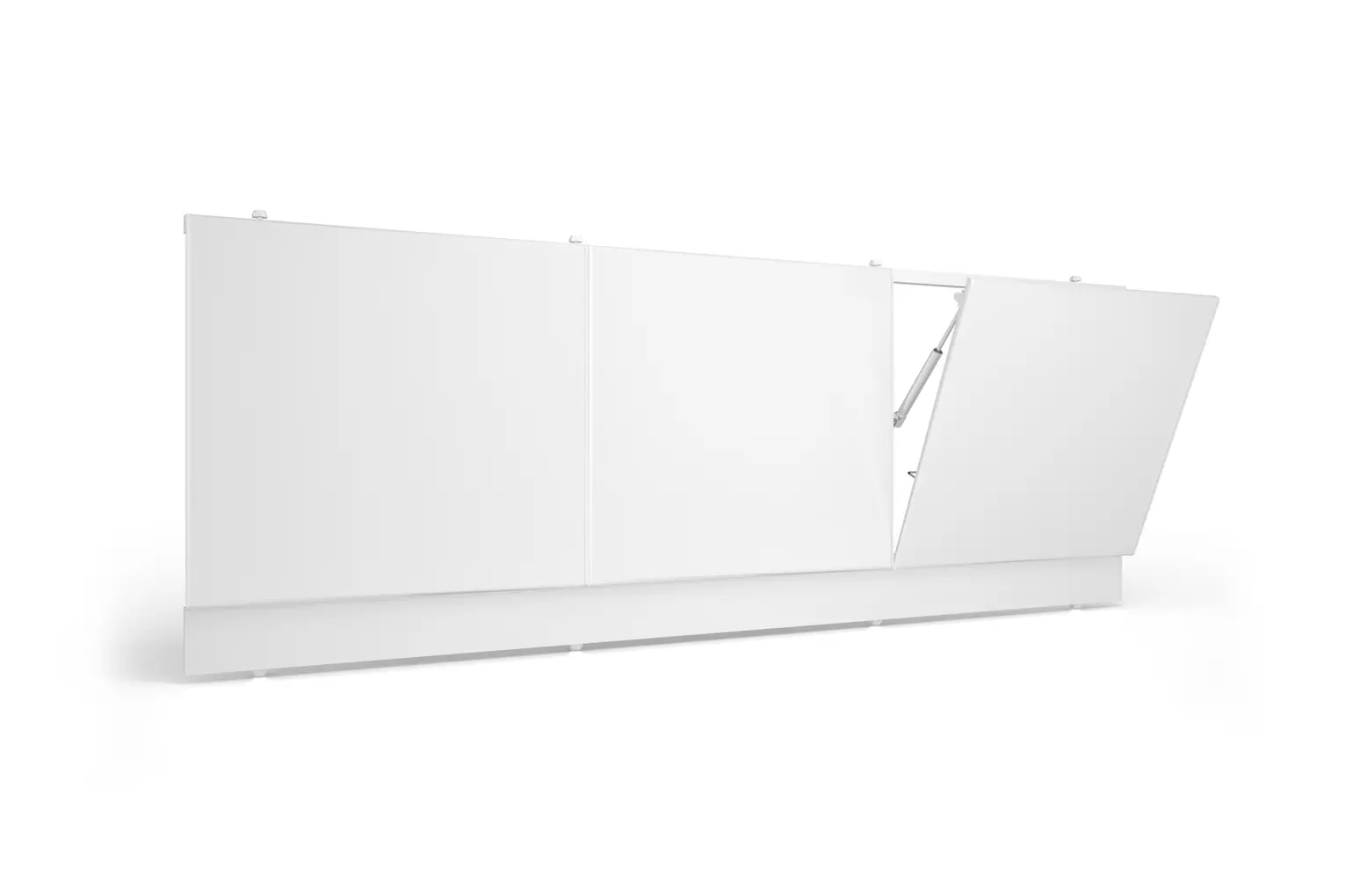 Экран с откидными дверцами 1490*540-580 (Белый)