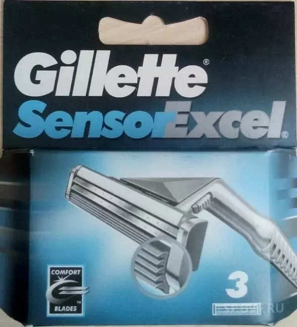 Сменные кассеты для бритья Gillette Sensor Excel кассеты 3 шт