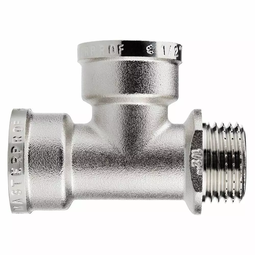Тройник 1/2" ВР/ВР/НР никель с ограничителем MPF, ИС.072794