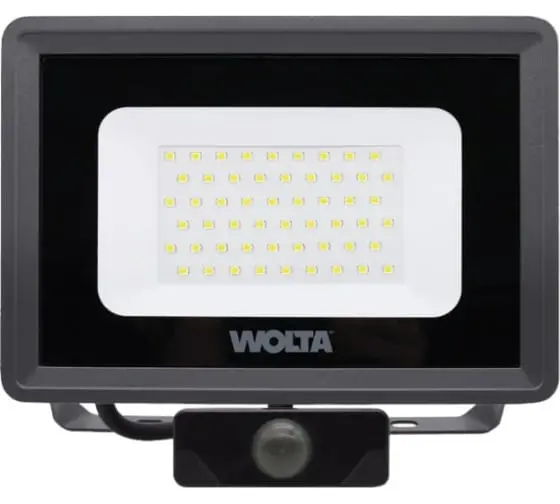 Прожектор светодиодный WOLTA WFL-50W/06S 50Вт 5700K IP65 4500лм с датчиком