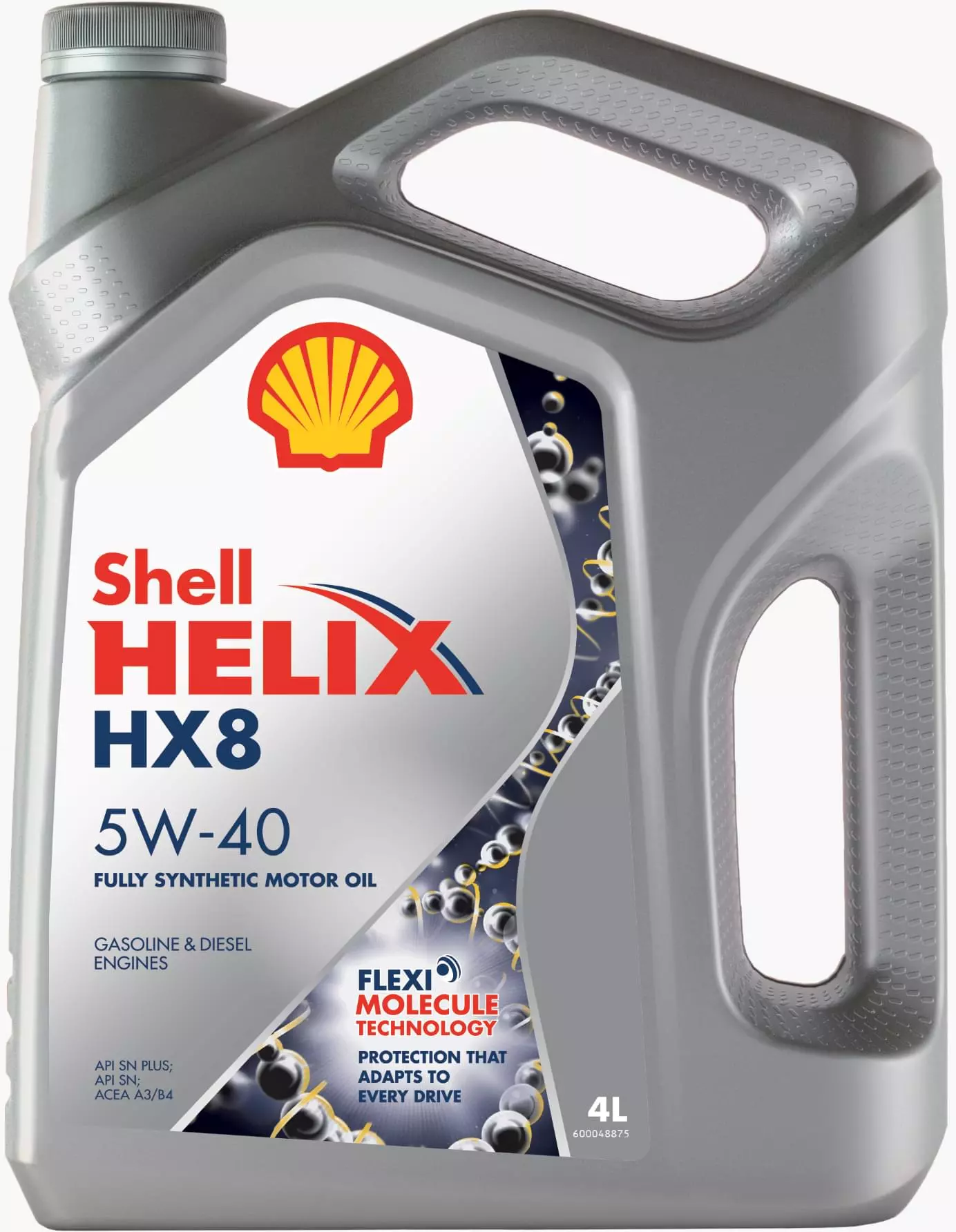 Масло моторное 5w40 HELIX HX8 Synthetic, 4 л, синтетическое, 550052837