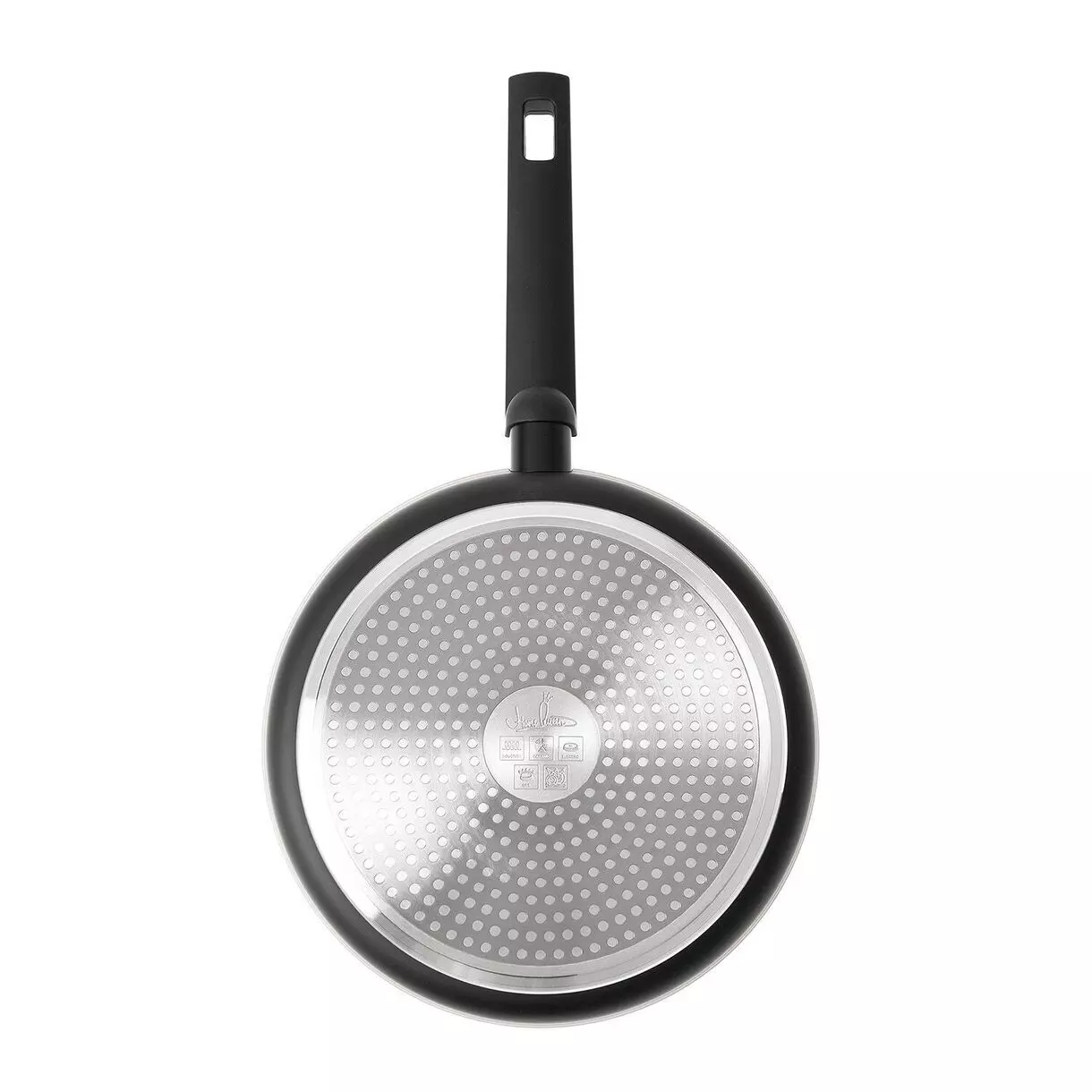 Сковорода 28 см, кованный алюминий, индукция,"Раскалённый докрасна", Home Queen