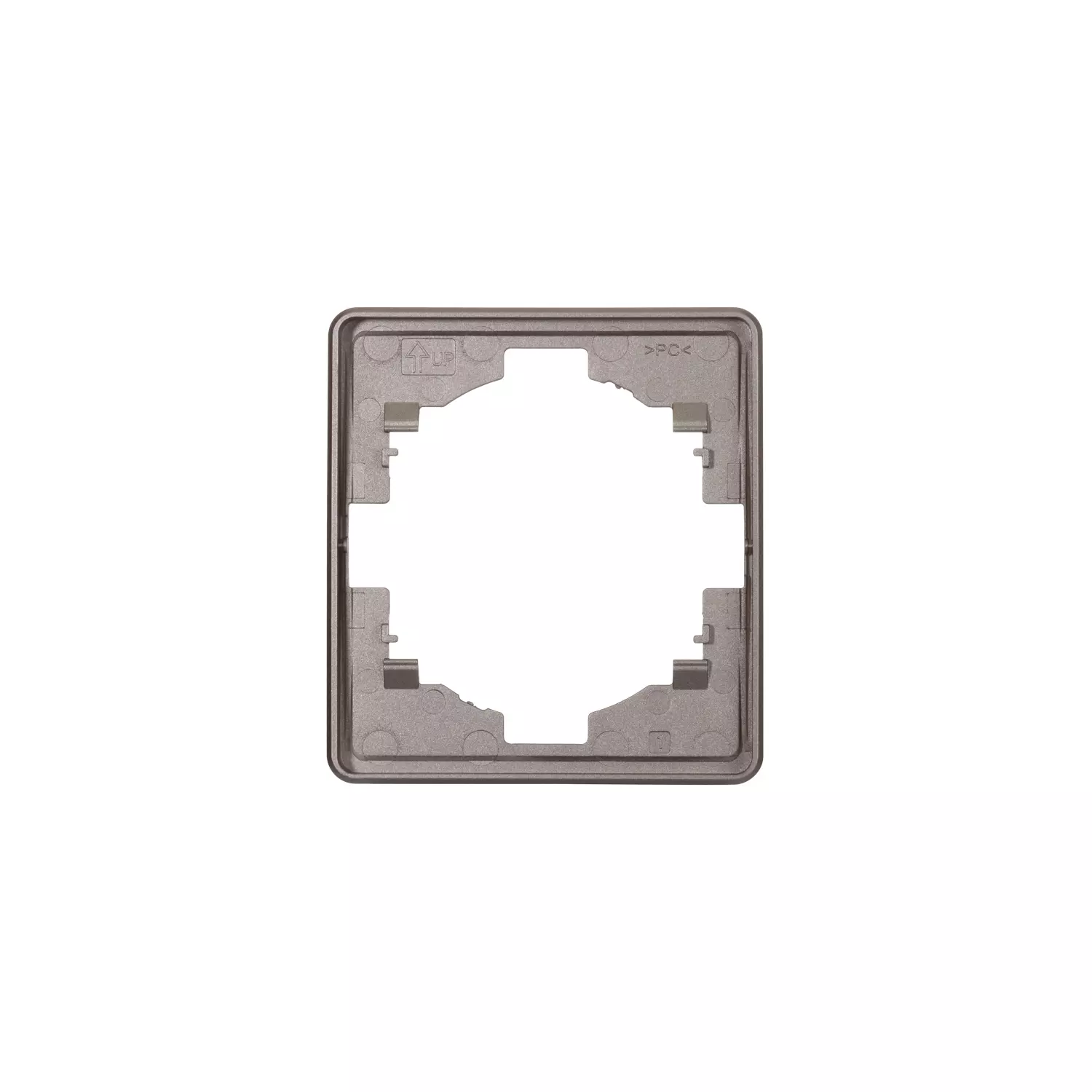Рамка на 1 место графит Kranz Miele Strong KR-78-0751-6