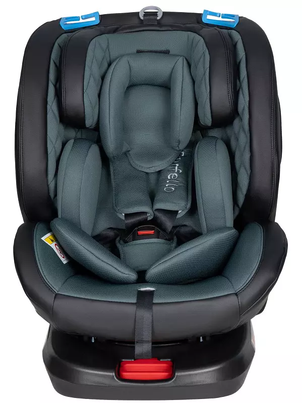 Автокресло детское Farfello ISOFIX YB102A/grpu (Green PU/зеленый экокожа)