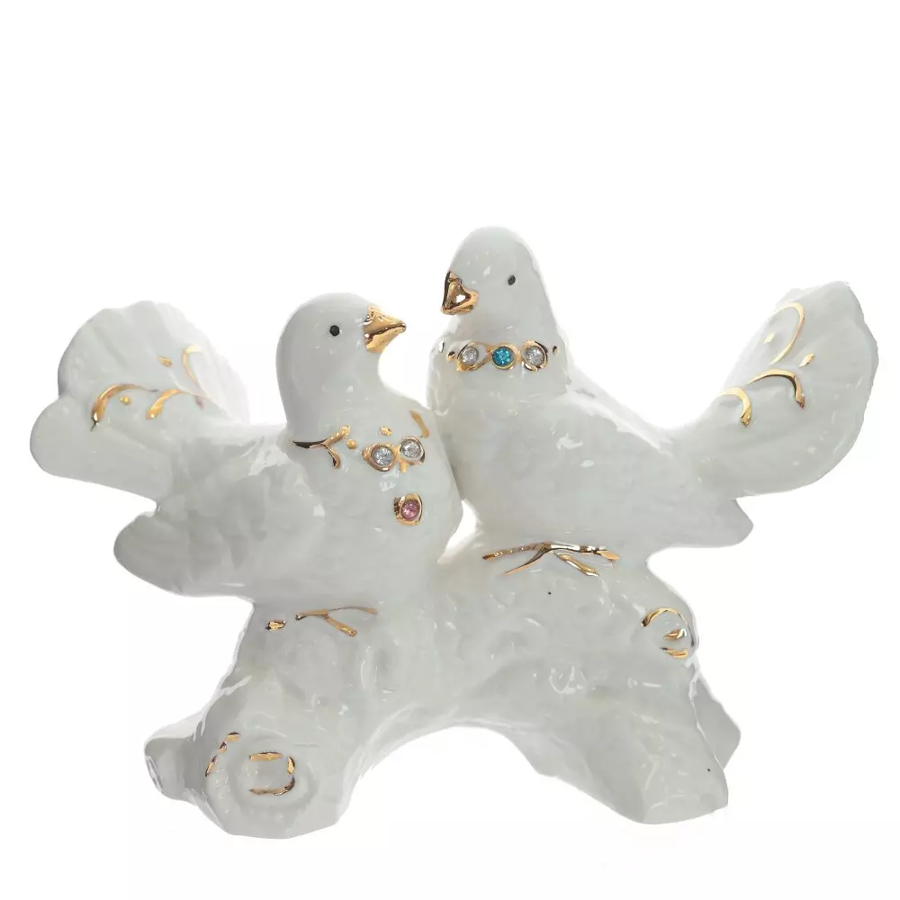 Фигурка декоративная &quot;Голуби&quot;, L16 W9,5 H11,5 см