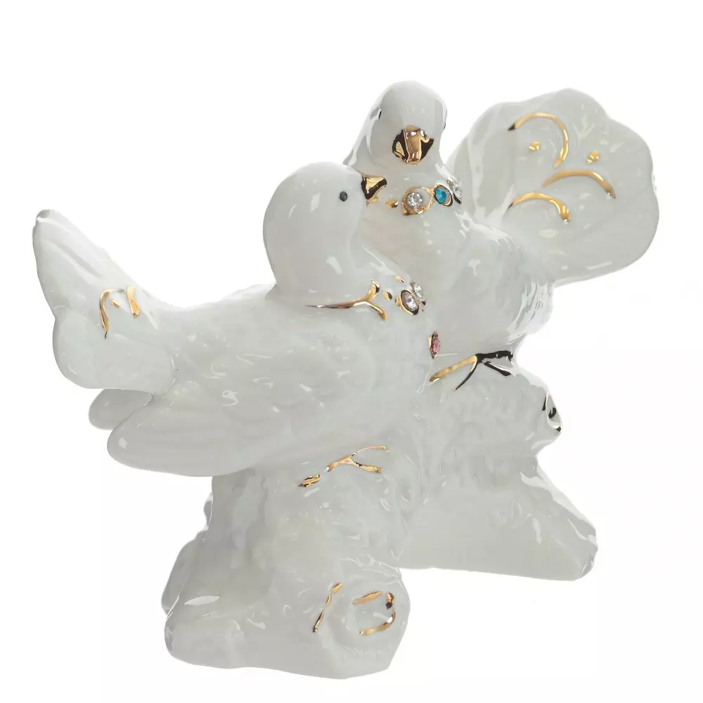 Фигурка декоративная &quot;Голуби&quot;, L16 W9,5 H11,5 см