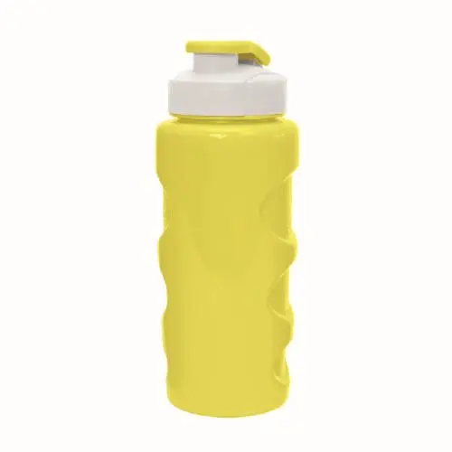 Бутылка для воды со шнурком 500 мл HEALTH and FITNESS, anatomic, желтый КК0030