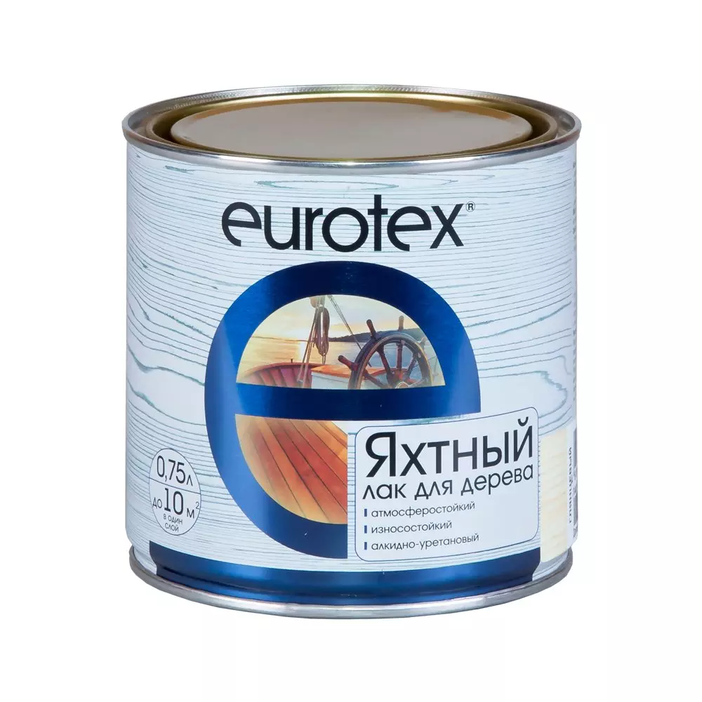 Лак яхтный Eurotex глянцевый  0,75 л
