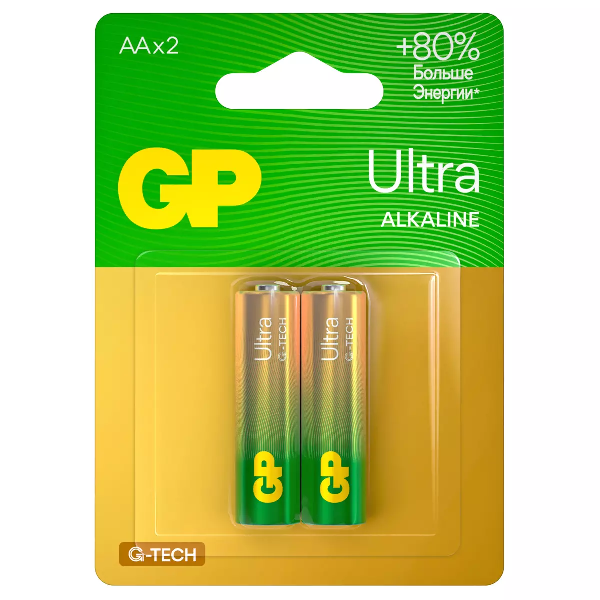 Батарейки AA 2шт GP Ultra