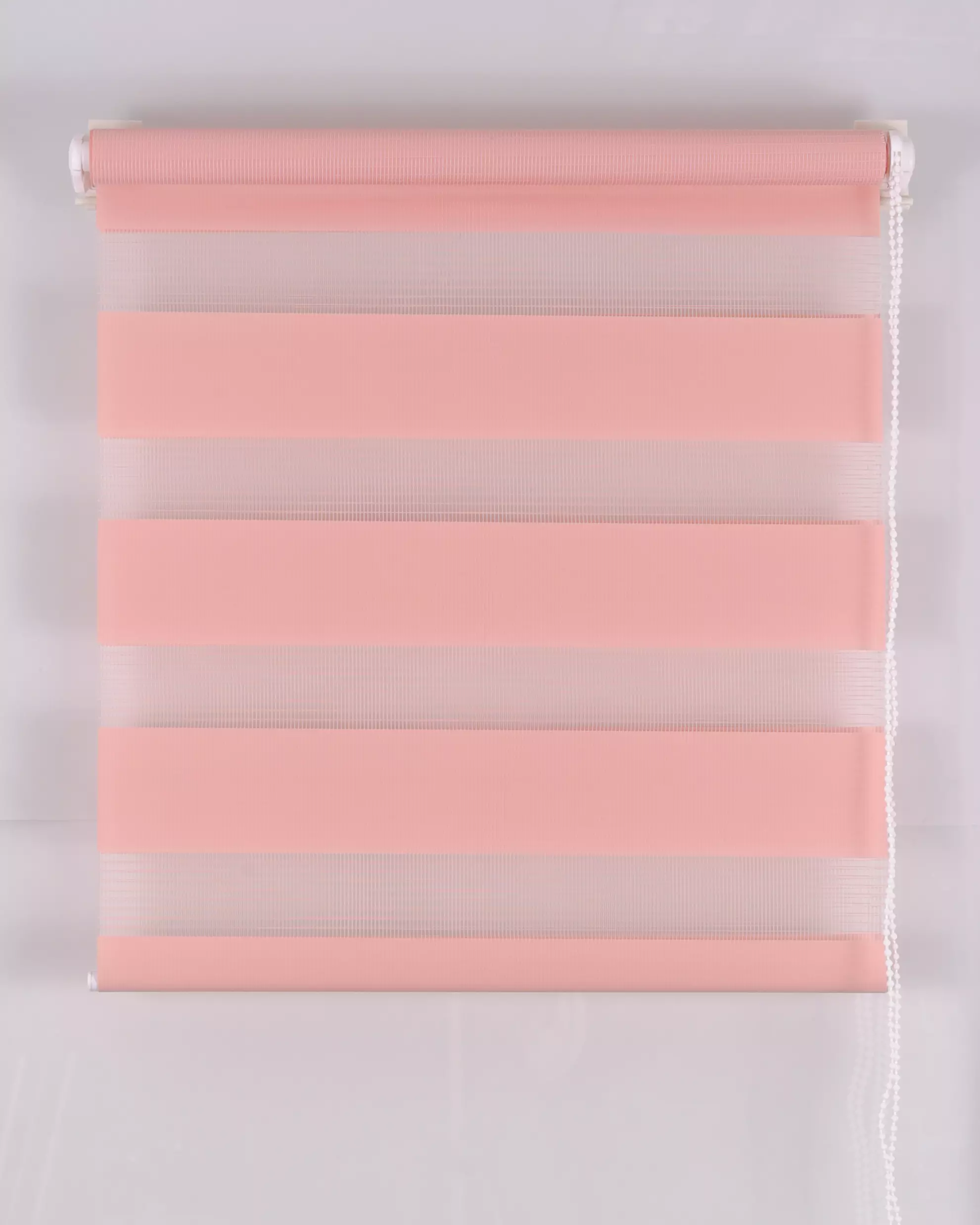 Рулонная штора день-ночь 55 (51)*160 см розовый Магеллан