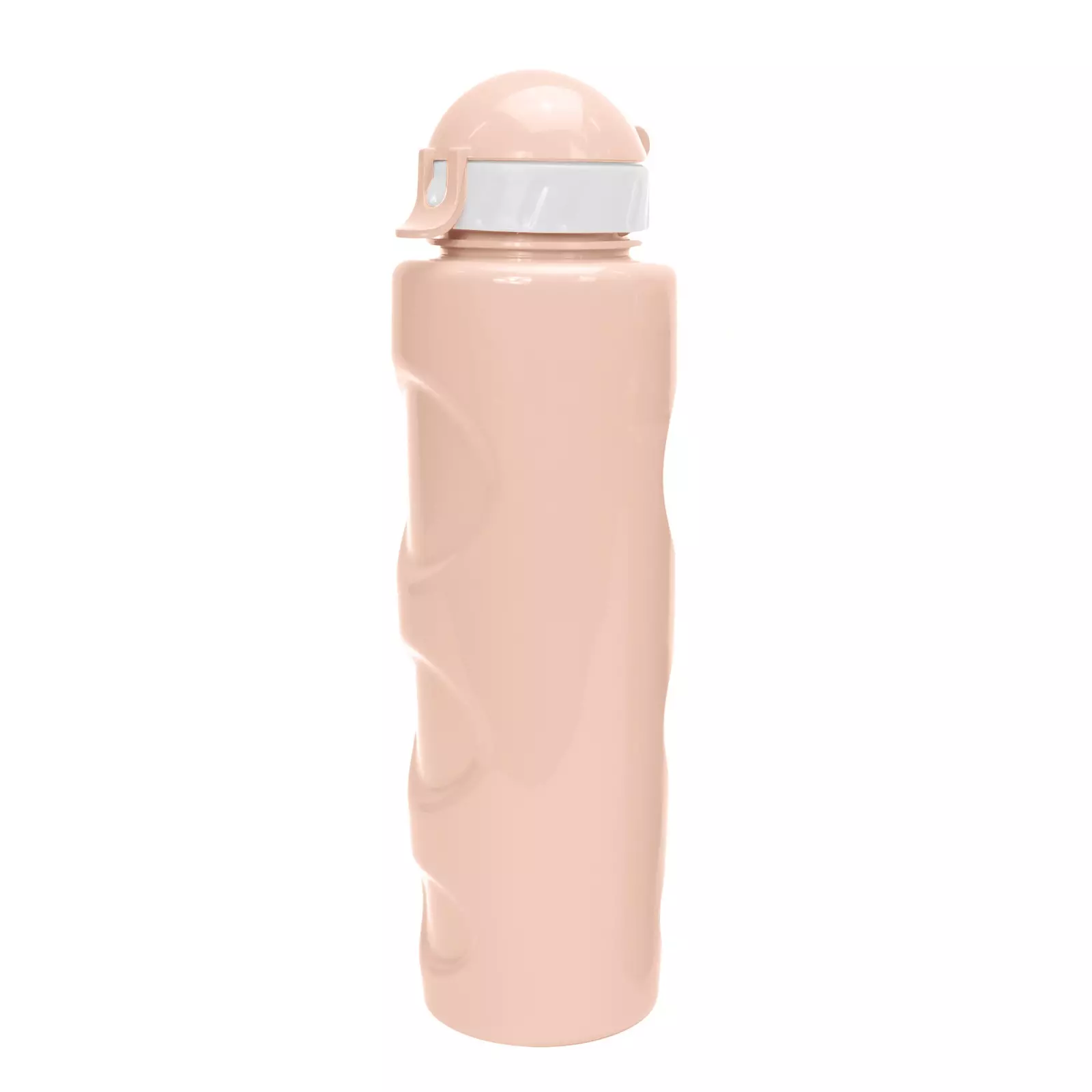 Бутылка для воды с трубочкой и шнурком 700 мл LIFESTYLE, anatomic, Розовый КК0036