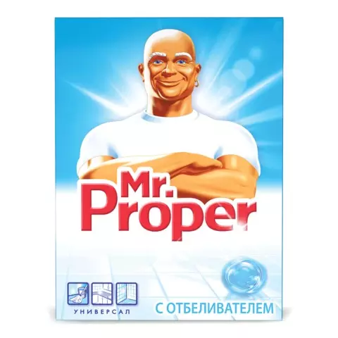 Моющий порошок для уборки Универсал с отбеливателем 400 г Mr Proper