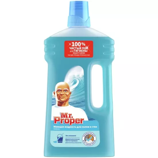 Средство для мытья полов и стен Mr Proper Океан, 1 л