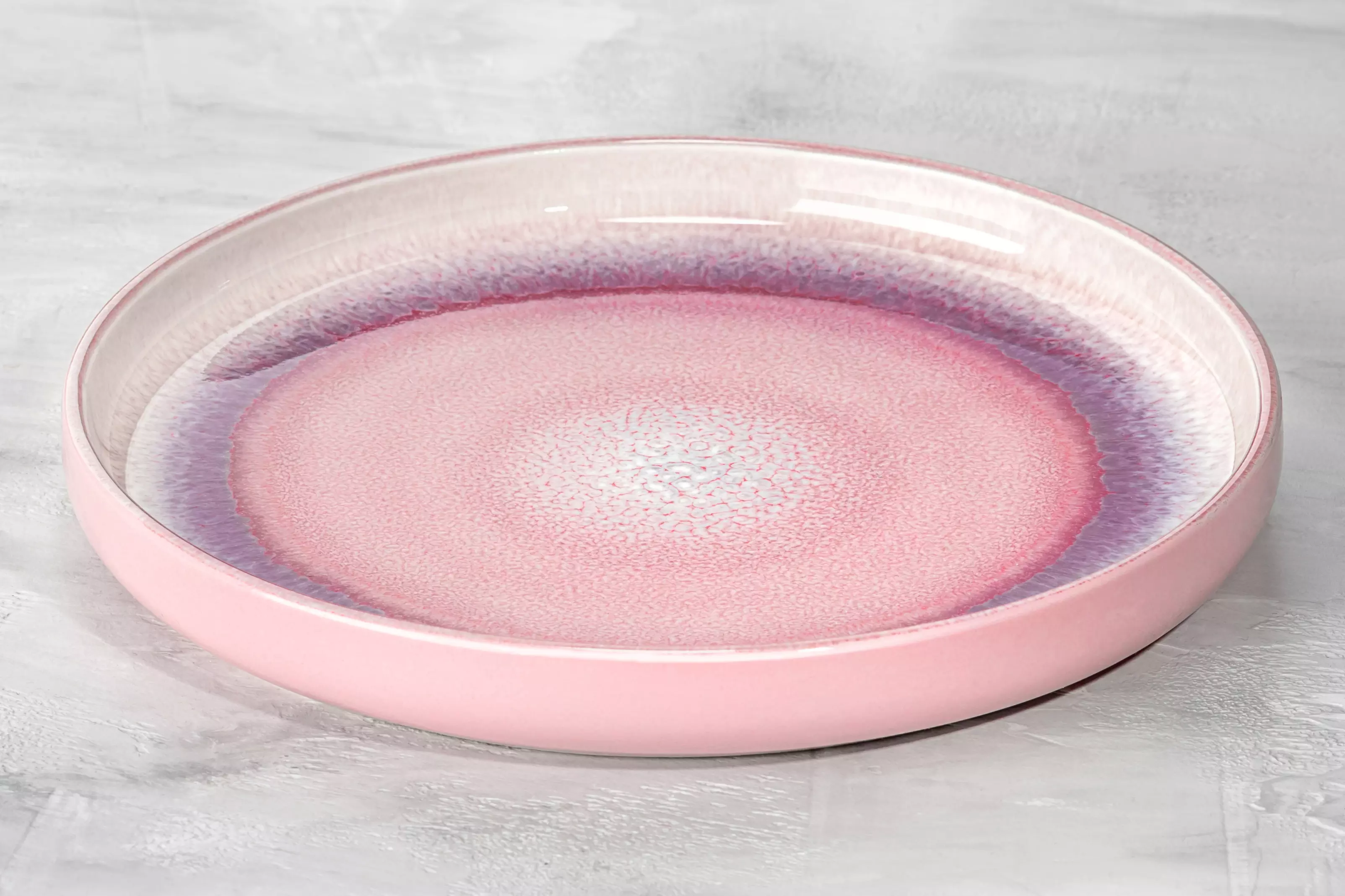 Десертная Тарелка 18,5 см Розовый меланж Elan Gallery 880160