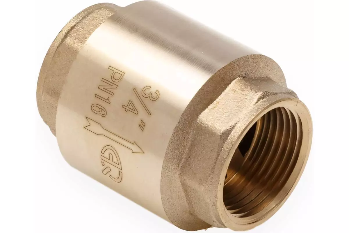 Обратный клапан 3/4" ВР латуОбратный клапан 3/4" ВР латунь, латунный шток, AQUALINK 02340нь, латунный шток, AQUALINK 02340