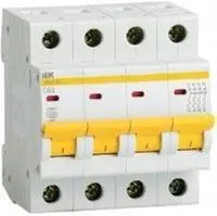 Автоматический выключатель IEK 4Р C 32А 4,5кА ВА47-29 MVA20-4-032-C
