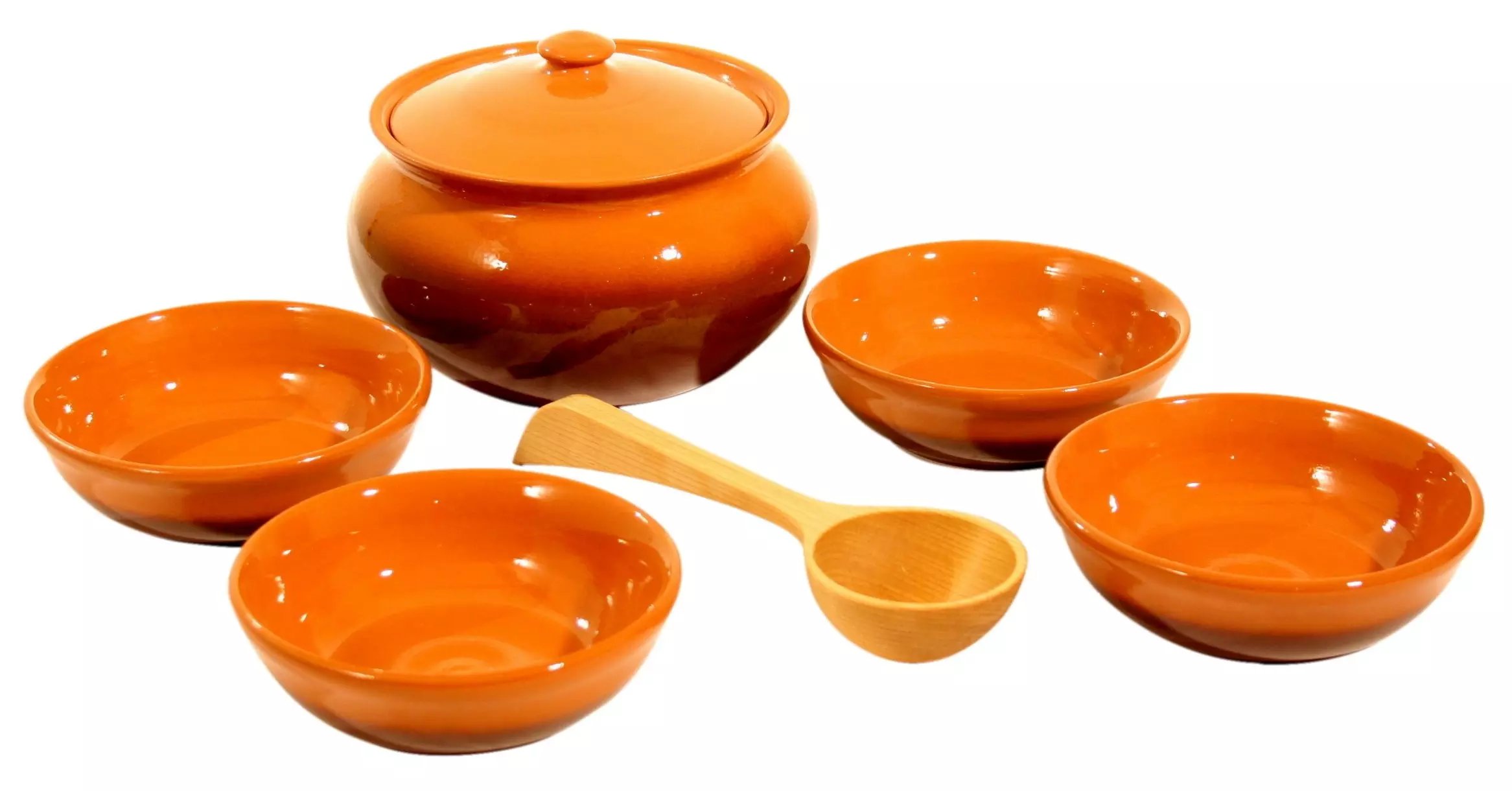 Набор посуды Вятская керамика