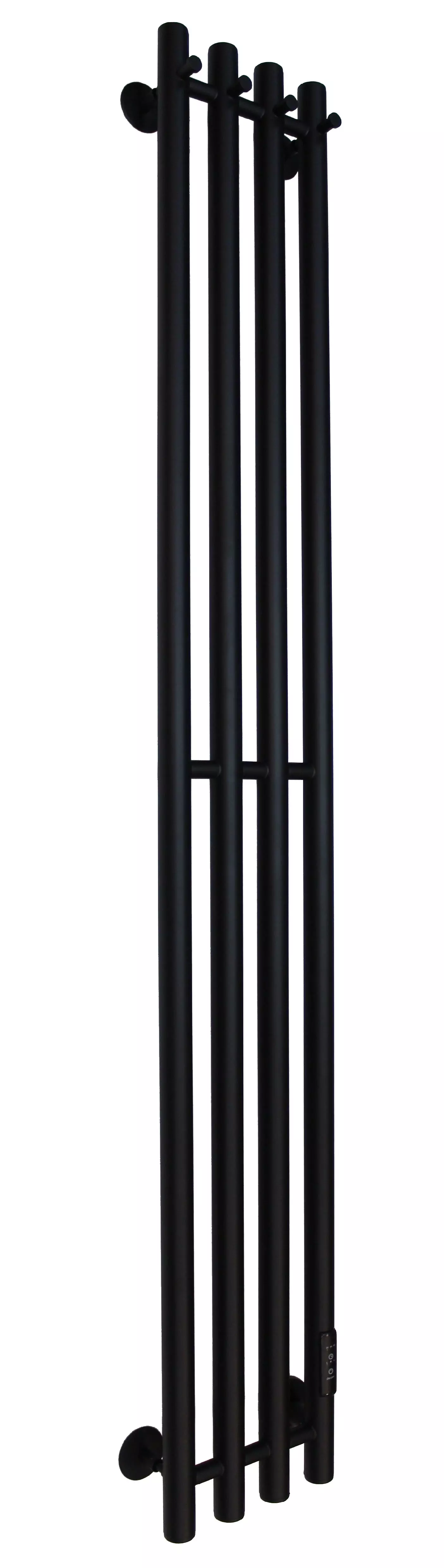 Полотенцесушитель электрич. МАРГРОИД Inaro Р150*6*18 (СНШ, Черный RAL 9005 (мат), 3 секц. по 3 вст.