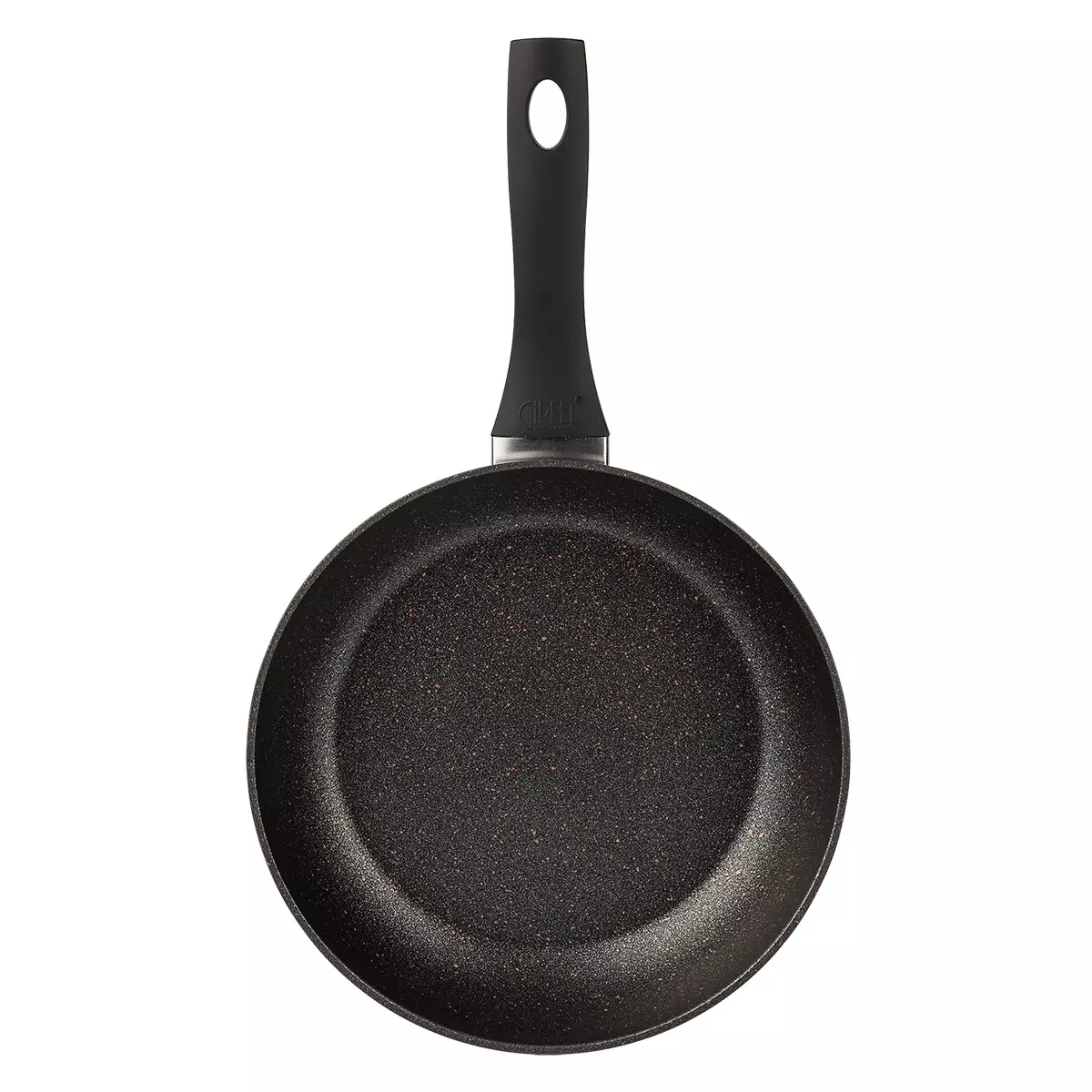 Сковорода 26 х 5,5 см, кованый алюминий, индукция, черный, Buffalo GIPFEL 0111