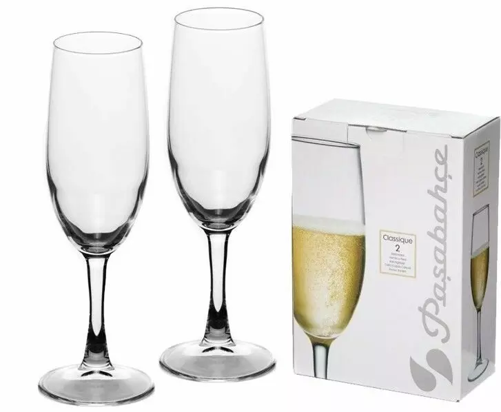Бокалы для шампанского 250 мл 2 шт CLASSIQUE 440335