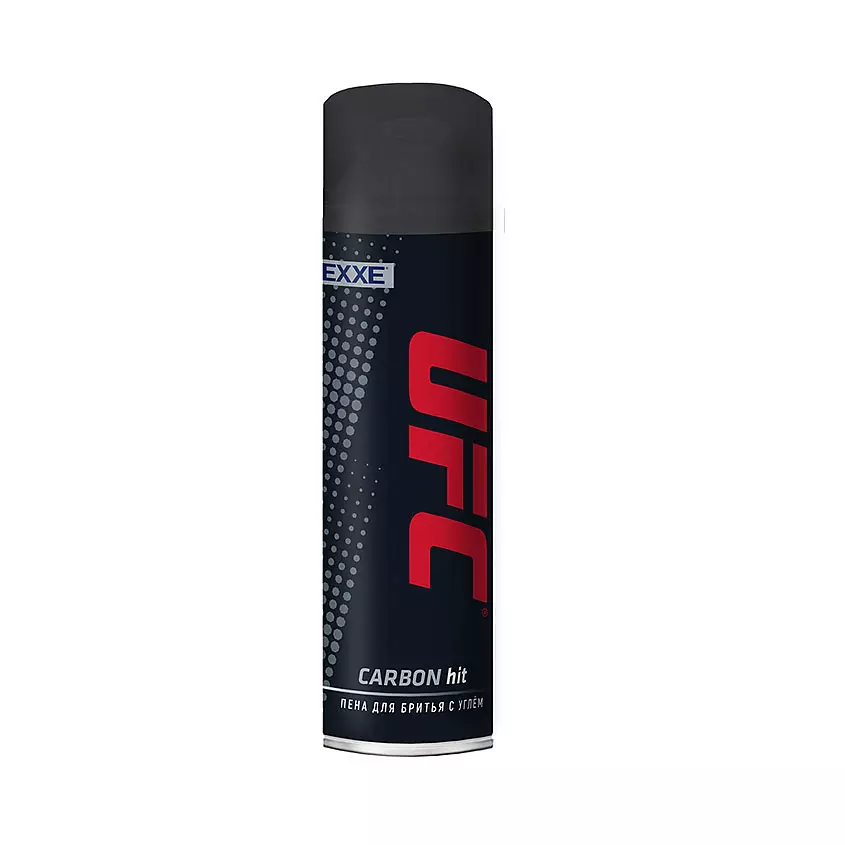 Пена для бритья EXXE UFC Carbon hit с углём, 200 мл