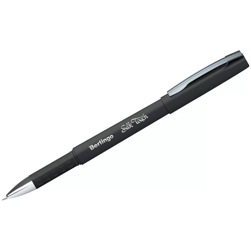 Гелевая ручка Berlingo Silk touch черная, 0,5мм, CGp_05121