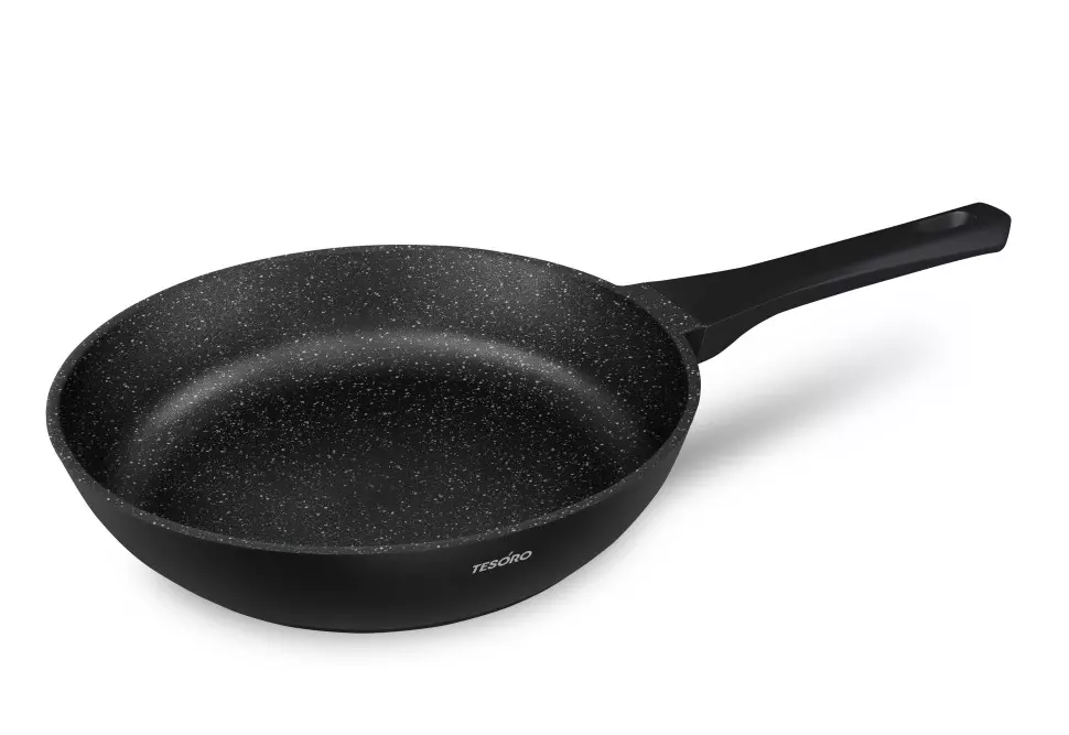 Сковорода 20 см, литой алюминий, индукция, "Флоренс" черный, Tesoro TF16209tdi