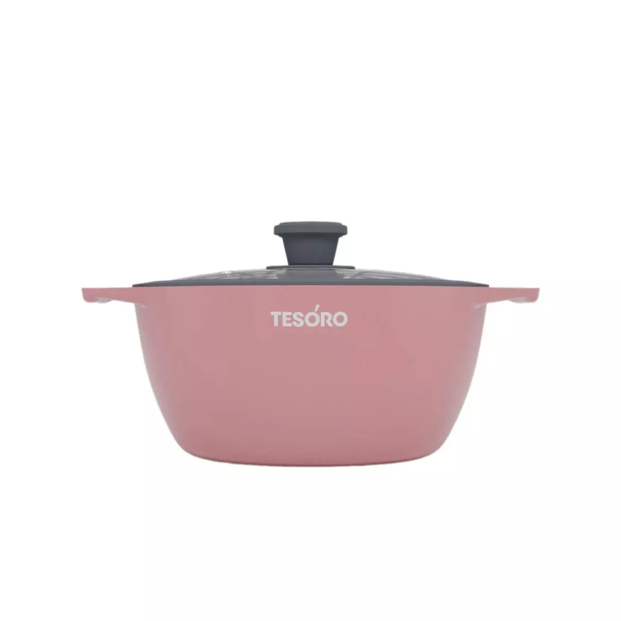 Кастрюля 4 л (d-24 см), литой алюминий, &quot;Tesoro Florence&quot; Induction total pink а/п TF6640tpi