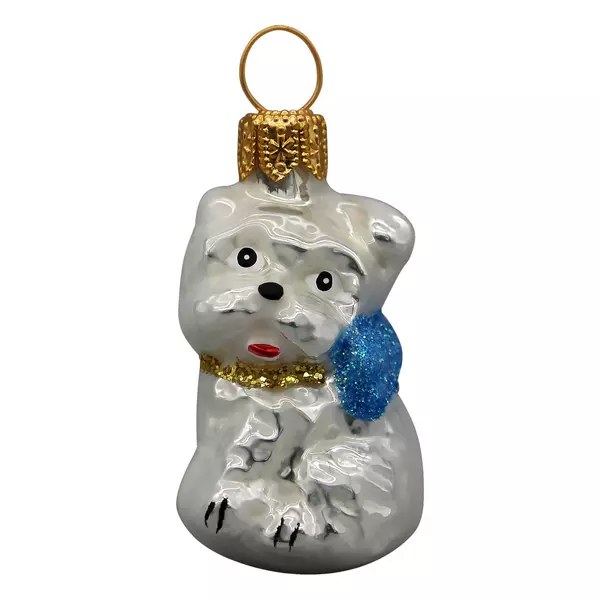 Формовая игрушка Собачка голубой мини 5 см Коломеев ФУП-1810/19/1