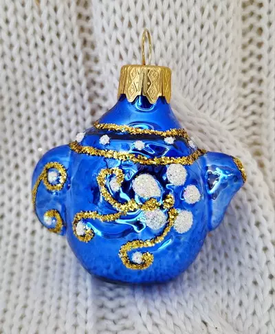 Формовая игрушка Чайник синий 6 см Коломеев ФУ-161/7