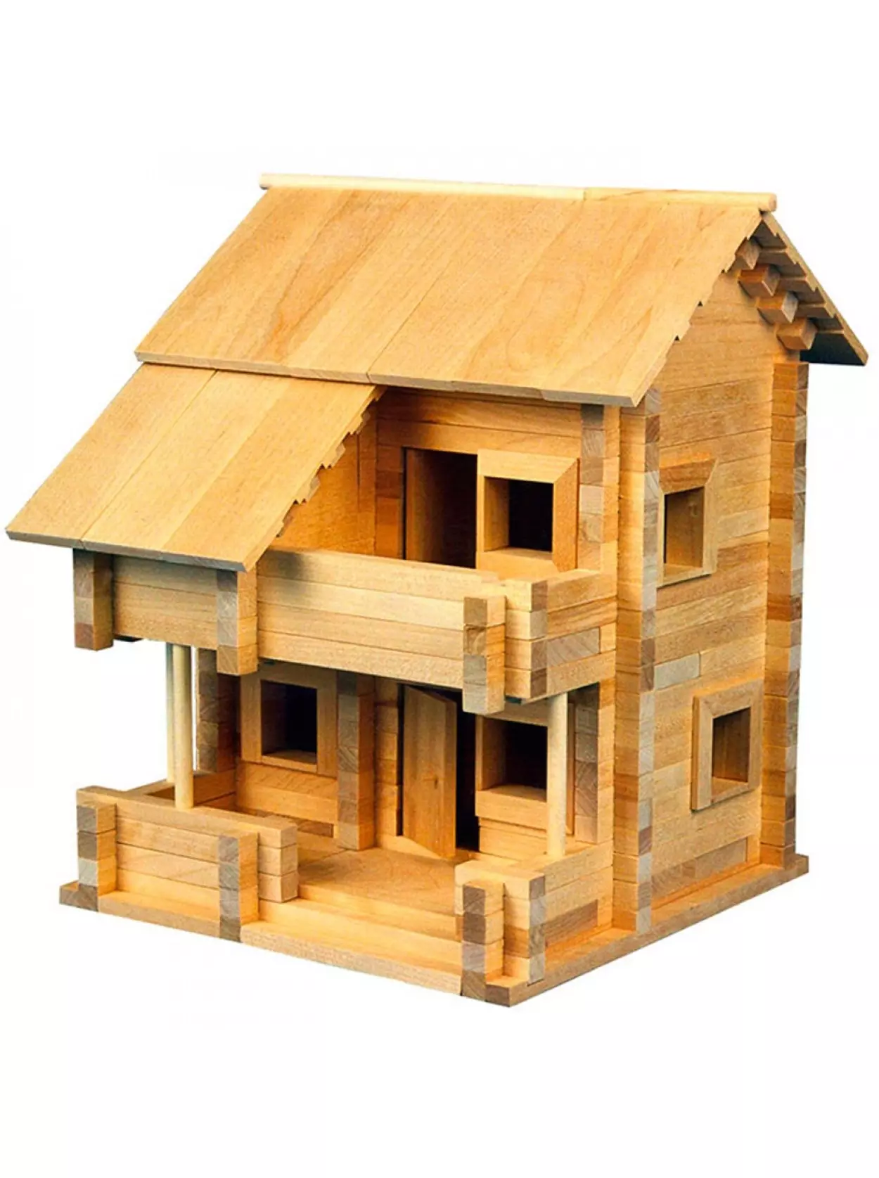 Деревянный конструктор Теремок 3 (790 элементов) Пелси К586