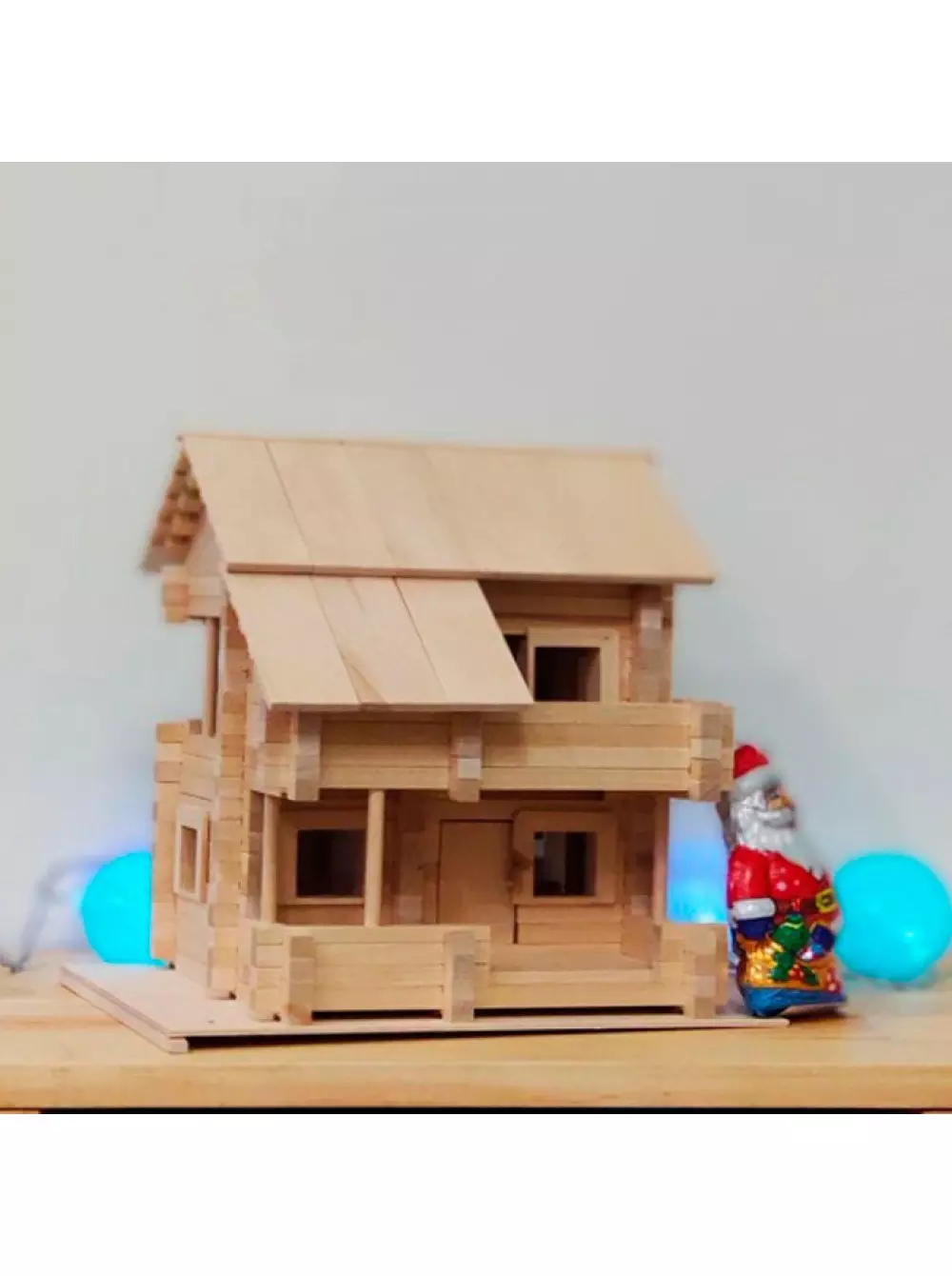 Деревянный конструктор Теремок 3 (790 элементов) Пелси К586