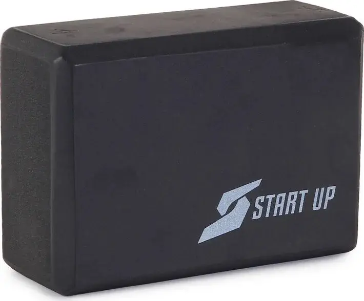 Блок для йоги Start up EG01 р 22х15,2х7,6 см черный