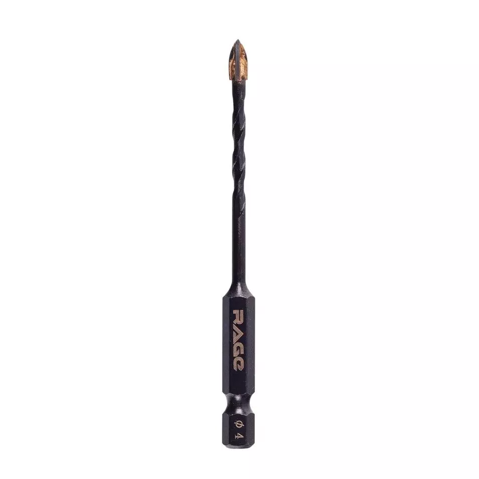Сверло по кафелю 4 мм 4 грани RAGE 554080 6-гр. хвостовик