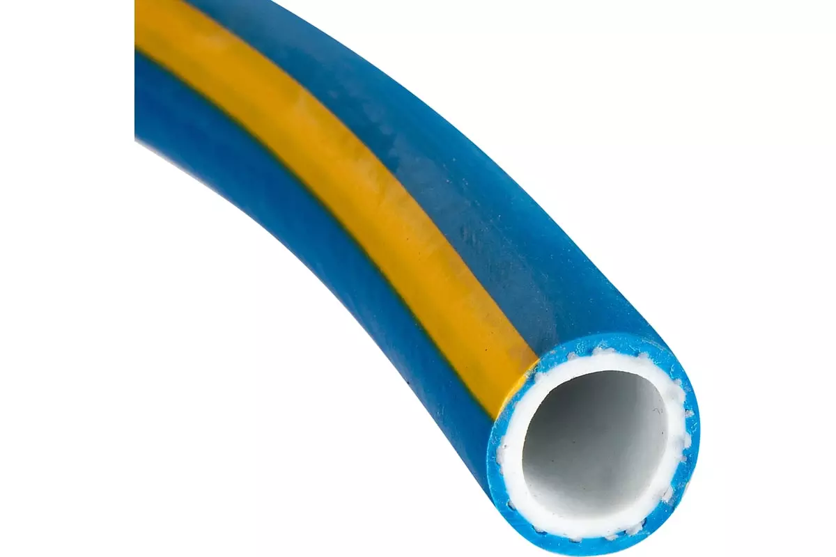 Шланг поливочный ТЭП 1/2" 25 м армированный, 3-х слойный, синий Soft Touch "В приДАЧУ" 1201582