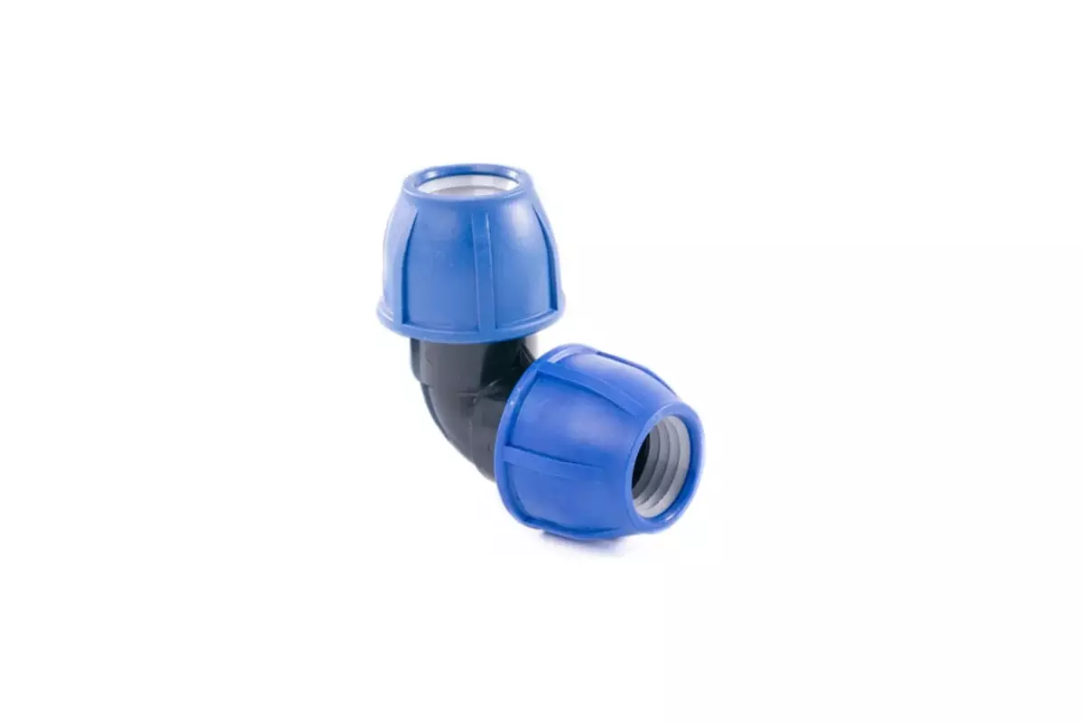 Отвод ПНД 40, компрессионный, PN16, RTP 11530