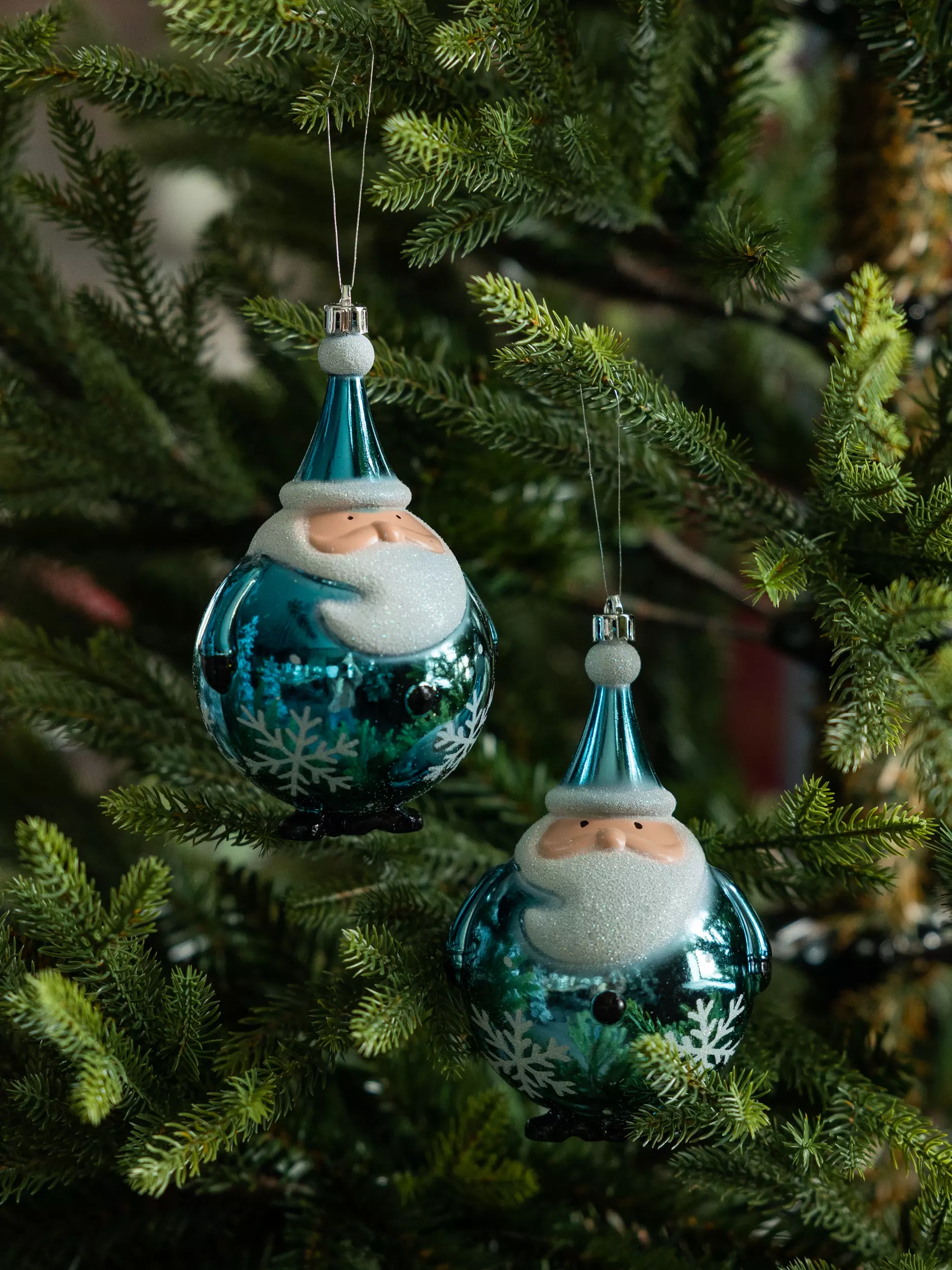 Елочные украшения пластик (2 шт) Волшебство на ветках VNVE-B30