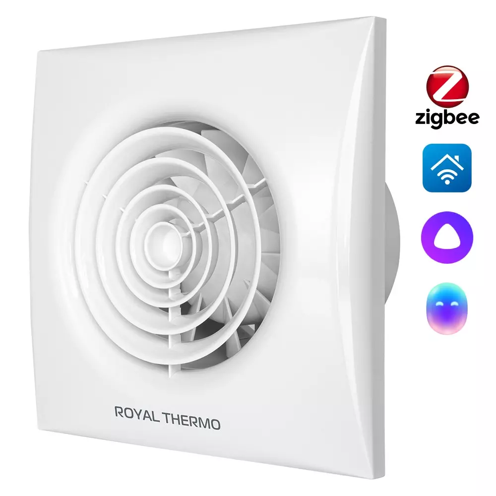 Вентилятор вытяжной Royal Thermo RAFR 100 V, обратный клапан