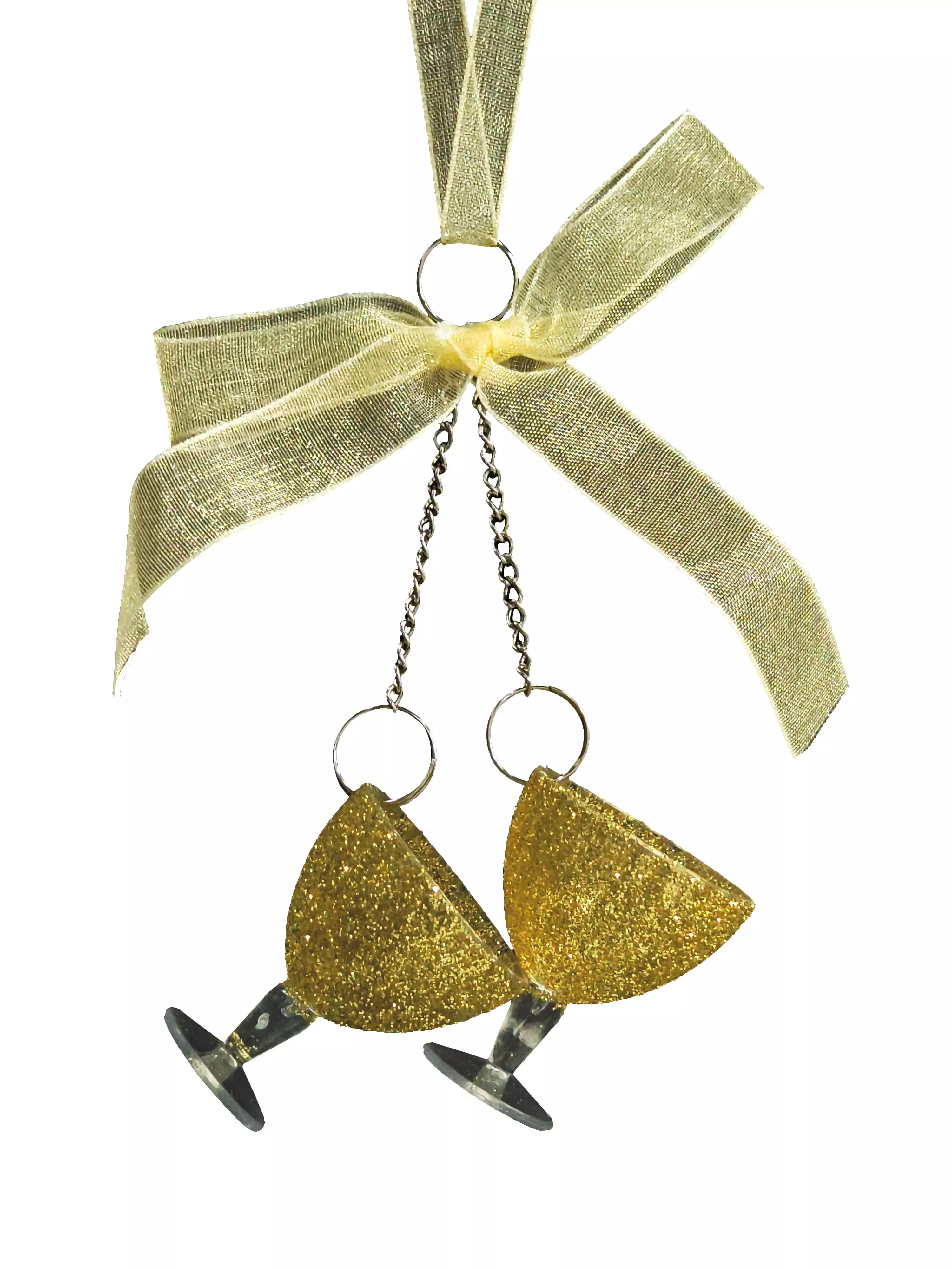 Новогоднее подвесное  украшение (полистирол, полиэстер) / 7x3x16см 94896