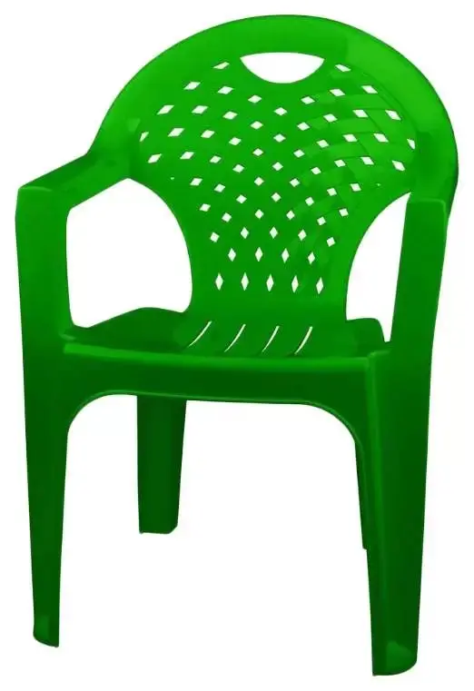Пластиковое кресло зеленый (4) М2609