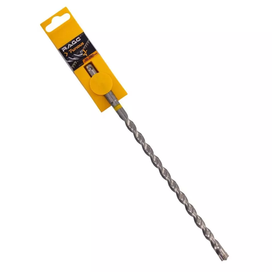 Бур SDS plus 4х4 10х260 мм RAGE Furious 567026