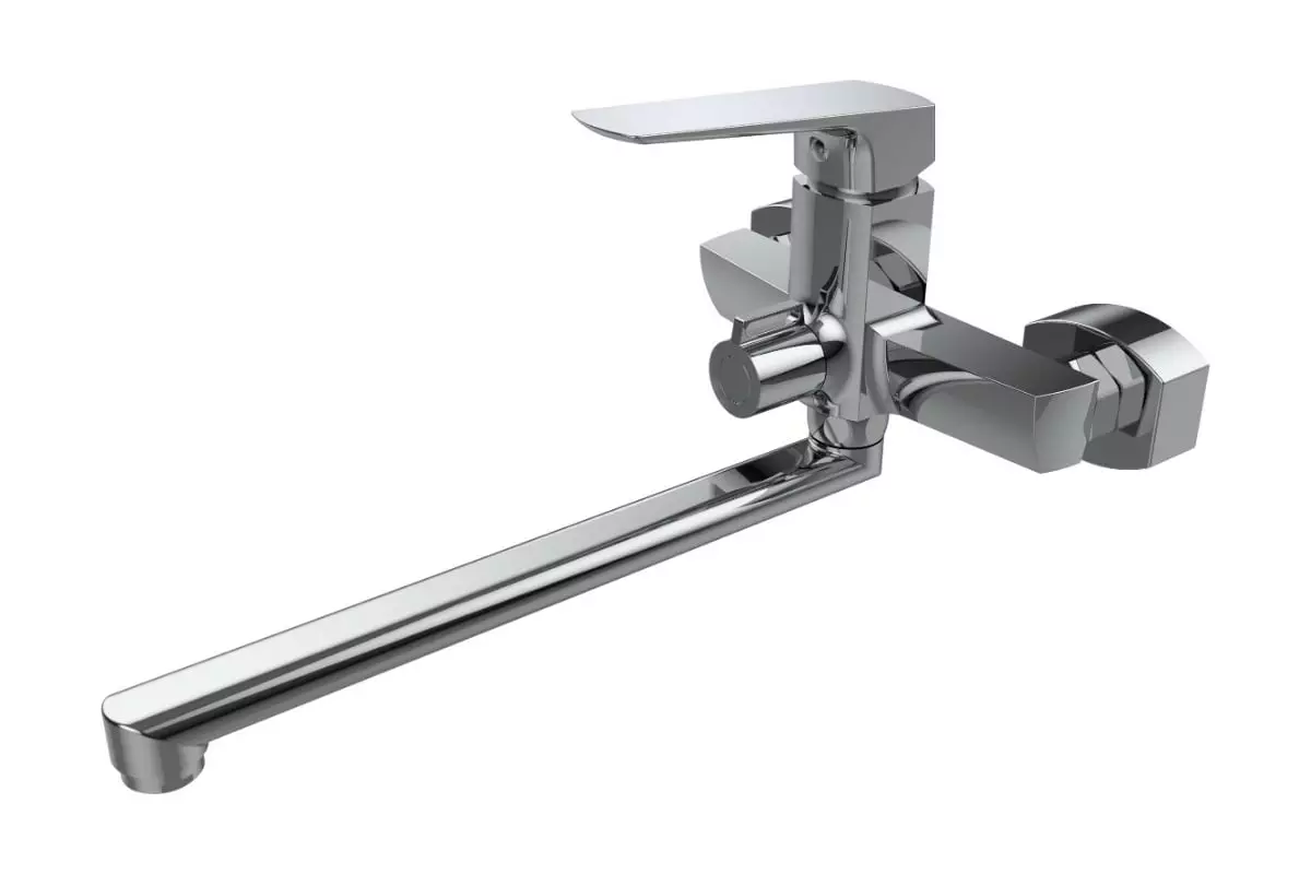 Смеситель для ванной с длинным изливом 43 см, TOKITO TOK-SEN-1015, цвет хром