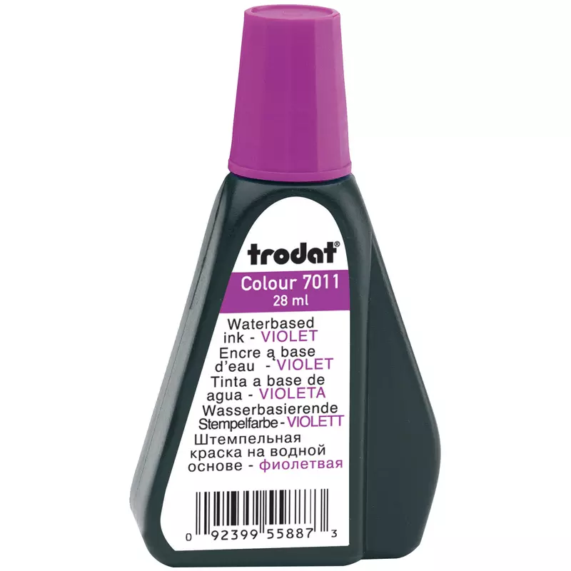 Штемпельная краска Trodat, 28мл, фиолетовая (52986)