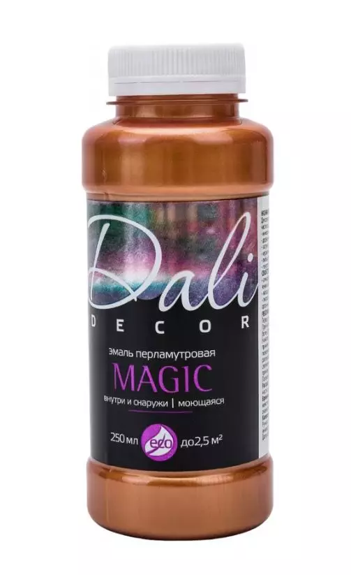 Эмаль акриловая перламутровая Dali DECOR Magic 0,25 л бронза