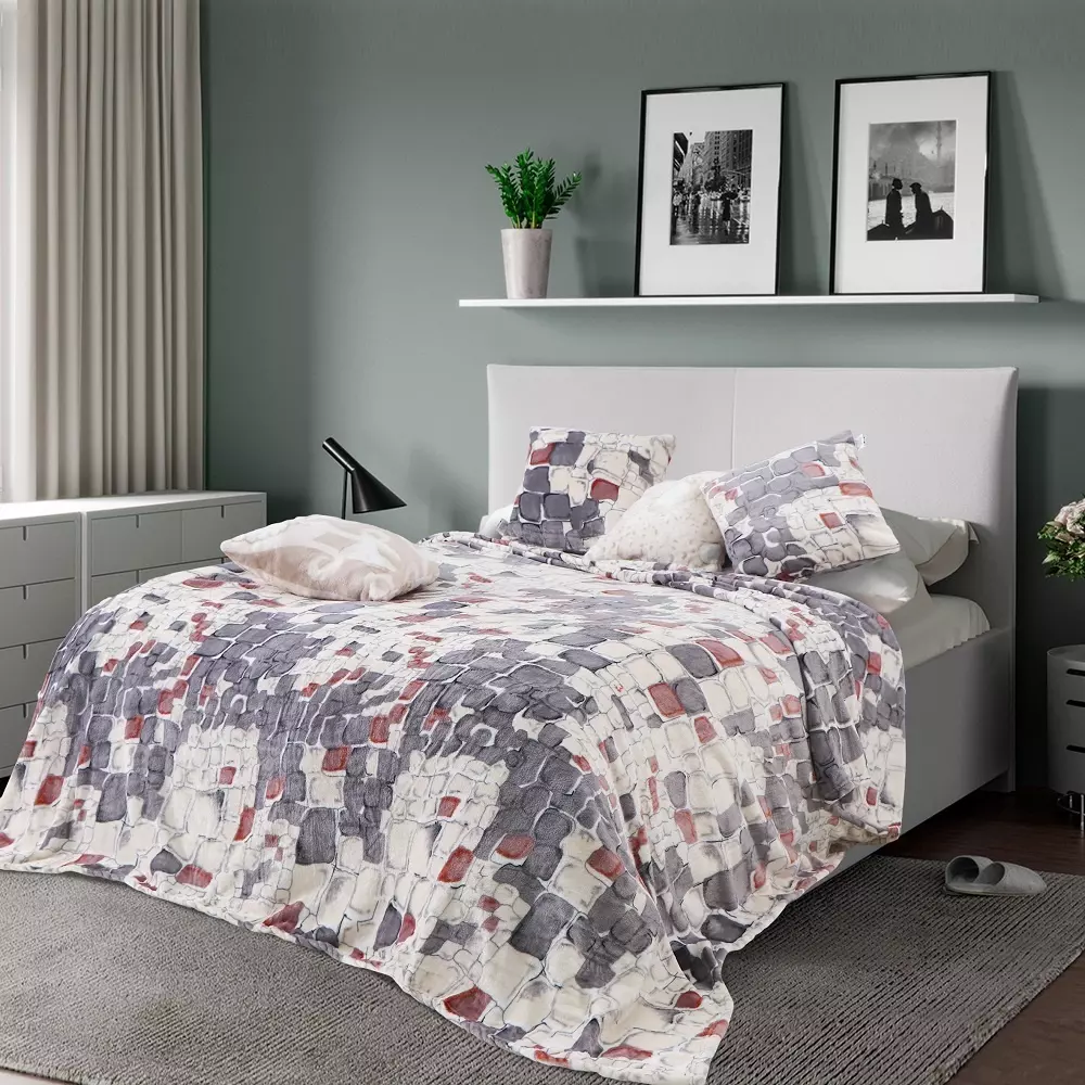 Плед 200*220 см велсофт колорадо Душечка