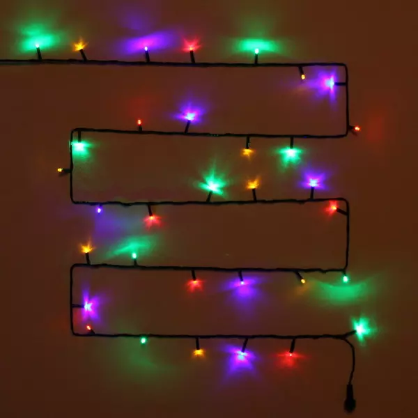 Уличная гирлянда Нить 7 м 80 ламп мультицвет (8 режимов) 183-160