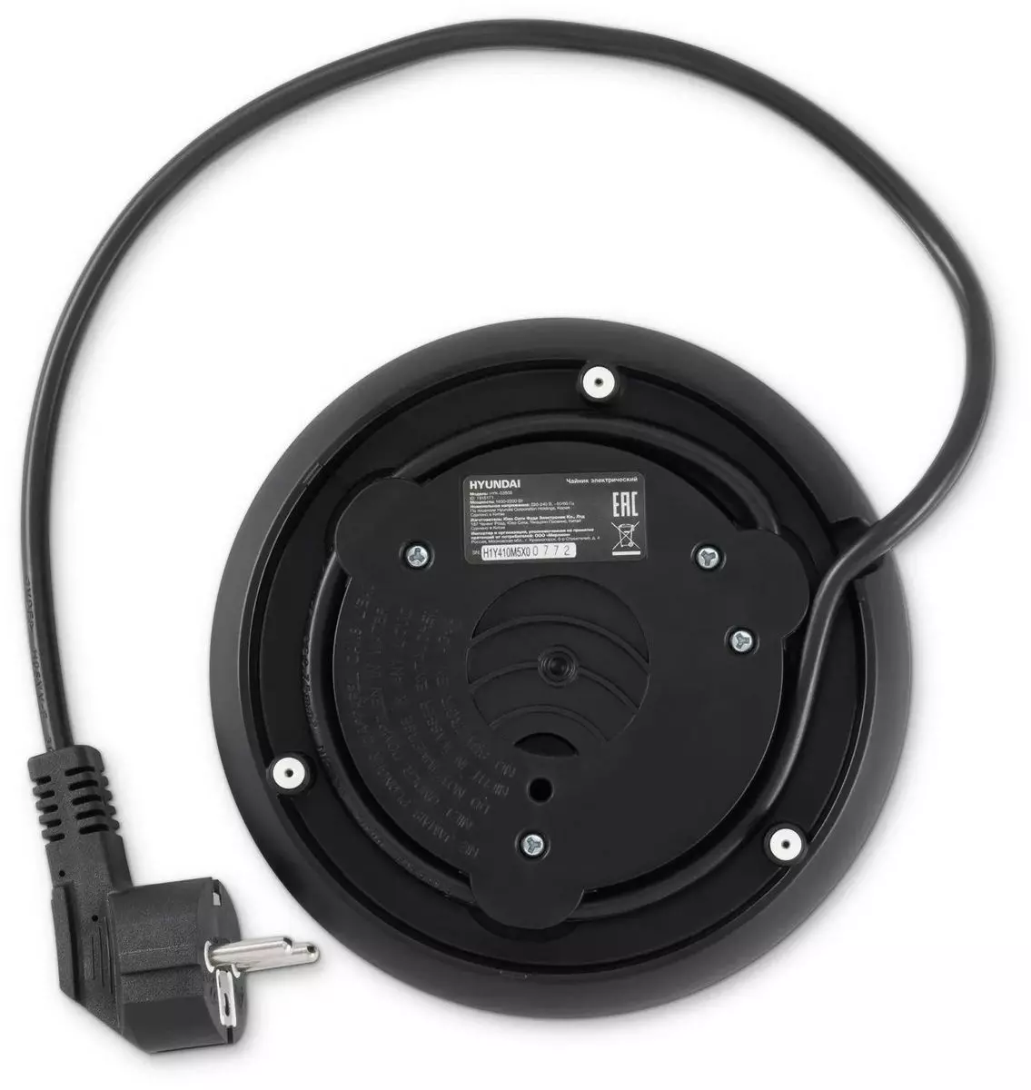 Чайник электрический Hyundai 1,5л 2200Вт двухстенный HYK-S3505