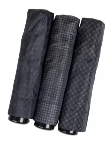 Зонт мужской механический черный рисунок JIN