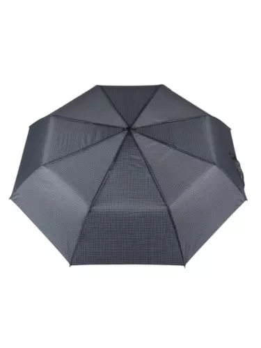 Зонт мужской механический черный рисунок JIN